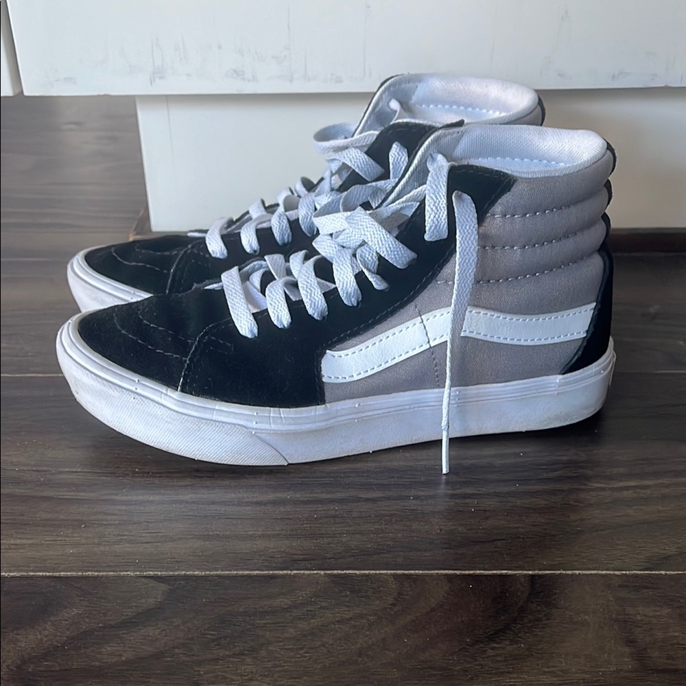 Vans Black and Gray Skate Sneakers